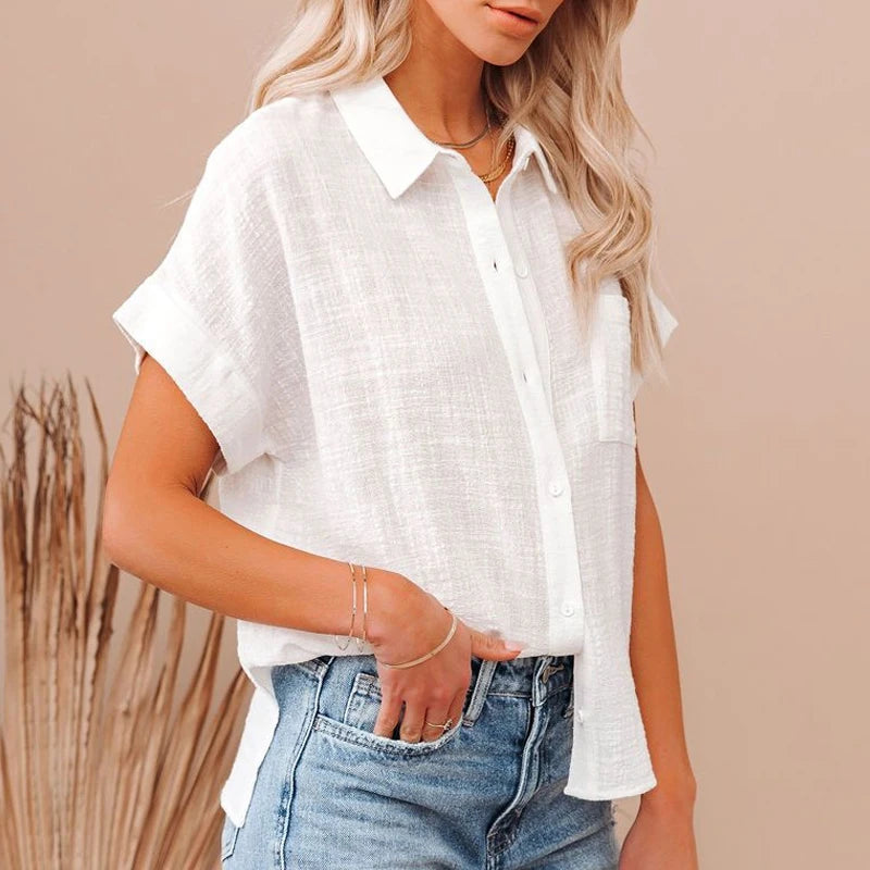 Casual Short Sleeve Shirt | Fernanda