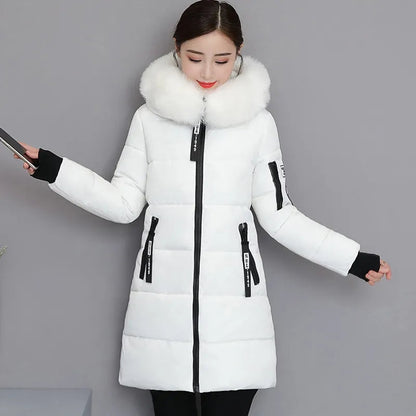 Luxury Faux Fur Hooded Puffer Coat | Jazara