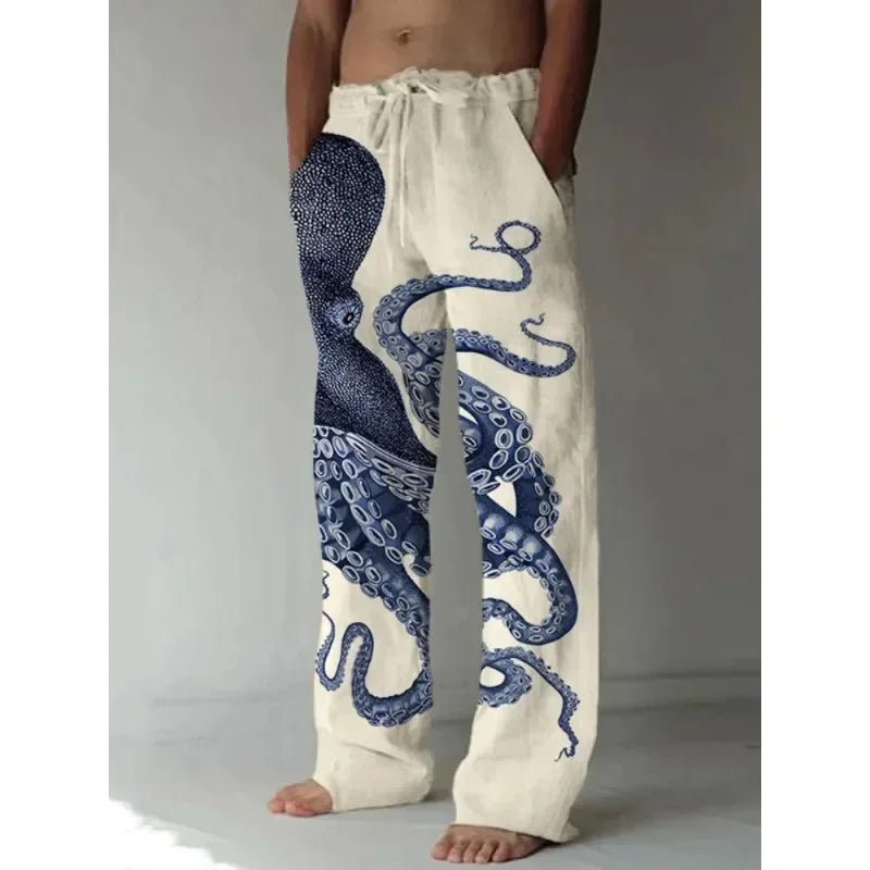 Octopus Print Pants | Jude