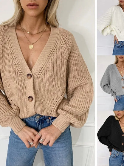 Women Chunky Knit Cardigan | Winona