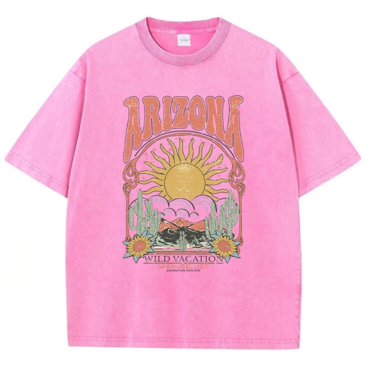 Vintage Wash Arizona Graphic T-Shirts