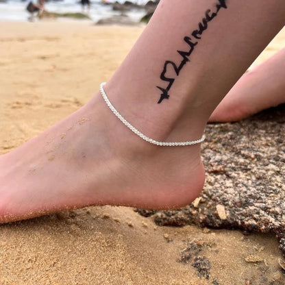 Women Crystal Chain Anklet | Ianthe