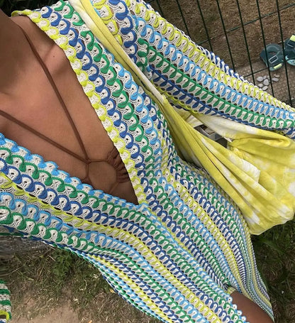 Retro Knit Maxi Dress | Abril