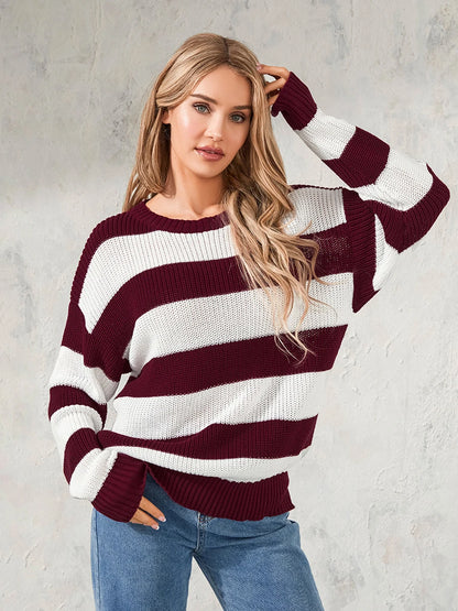 Striped Knit Sweater | Honey