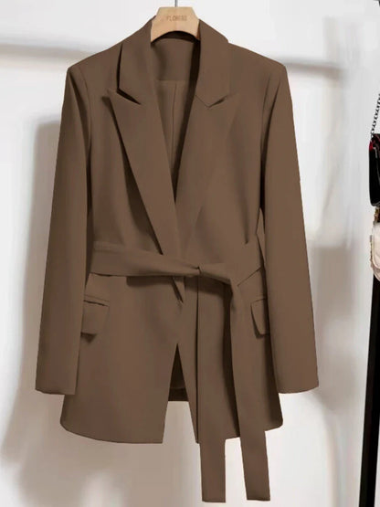 Belted Blazer Jacket | Soleil