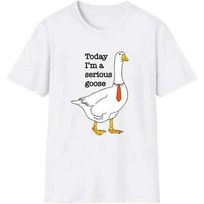 Variant image for Men's T-Shirt White Cotton | Goose Humor-1