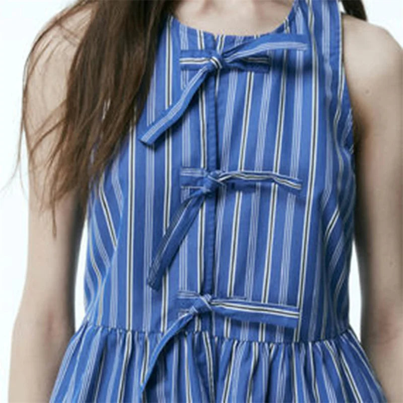 Striped Sleeveless Blouse | Isla