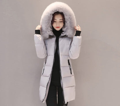 Luxury Faux Fur Hooded Puffer Coat | Jazara