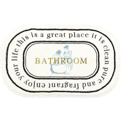 Bathroom Rug Microfiber Non-Slip | Elegance 1