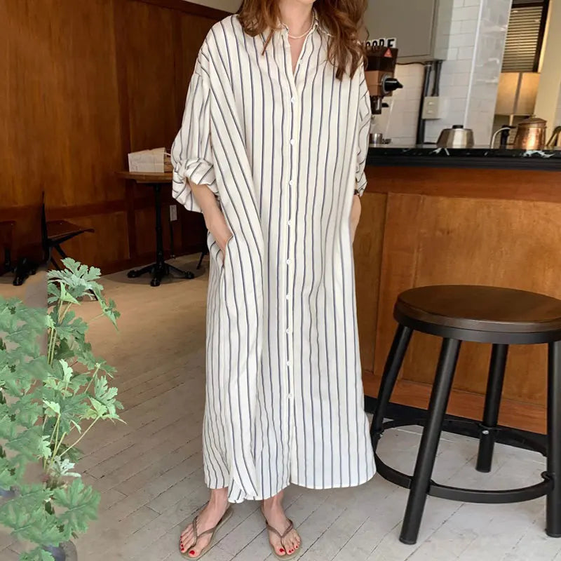 Striped Shirt Dress | Marielle