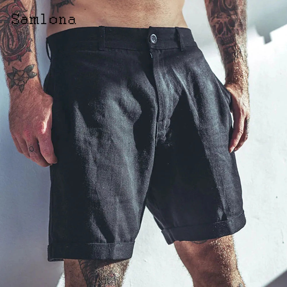 Men's Linen Shorts | Sarlona