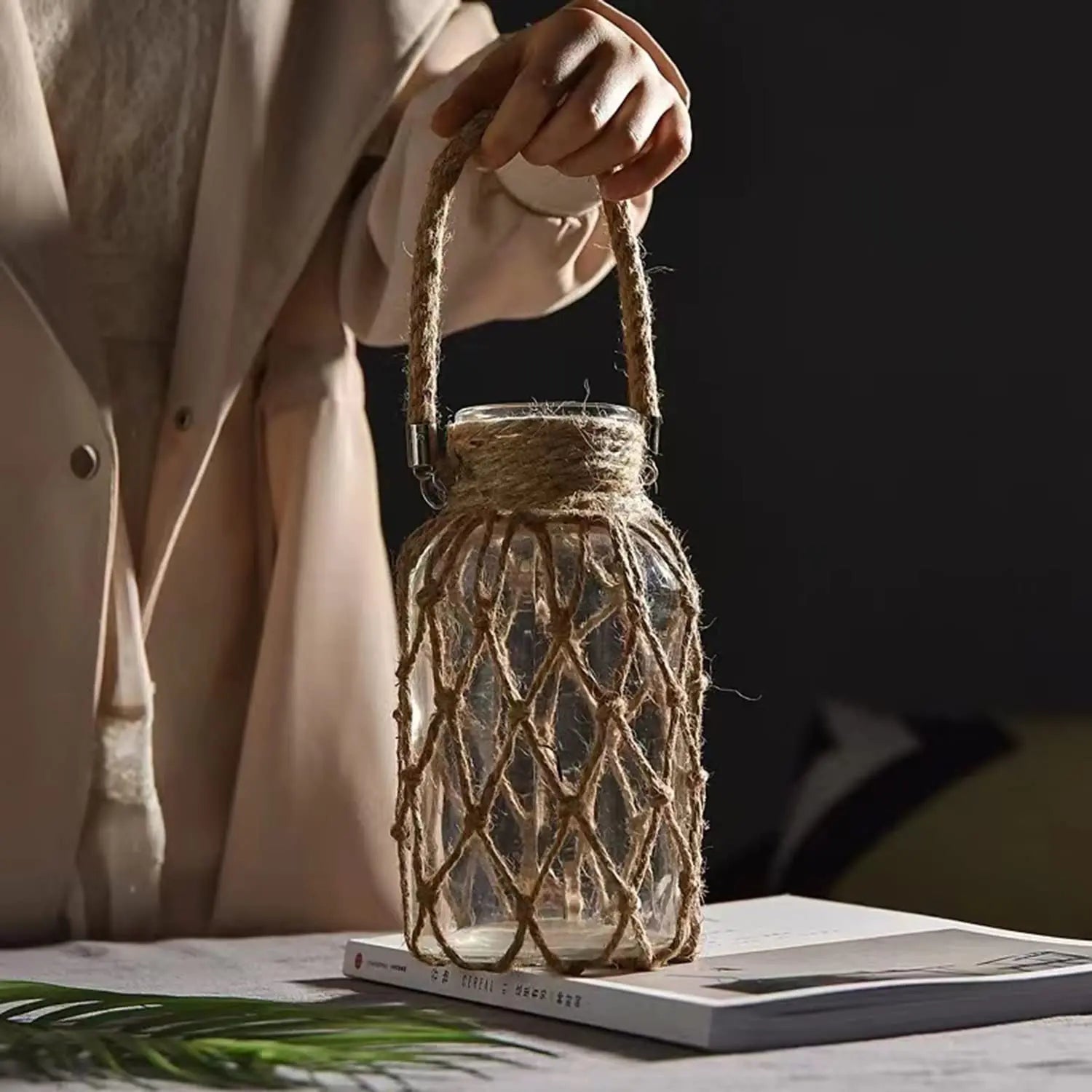 Decorative Vases Glass Set Rustic | Home Elegance 4