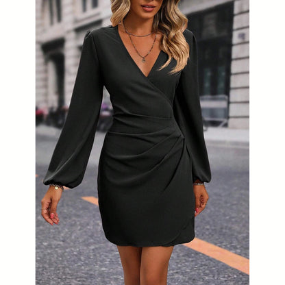 Elegant Wrap Dress | Eudora