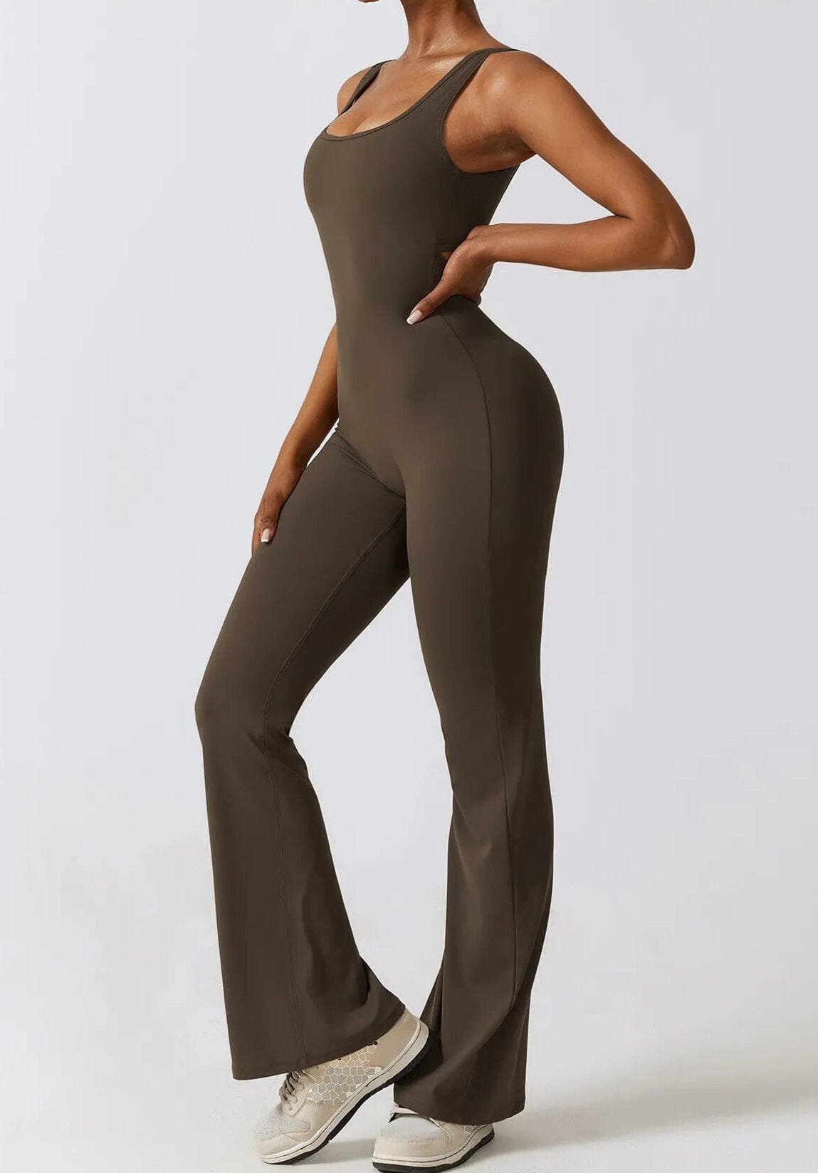 Women Jumpsuit Black Nylon | Sophia-4