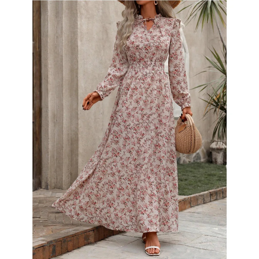 Vintage Floral Maxi Dress | Mikaela