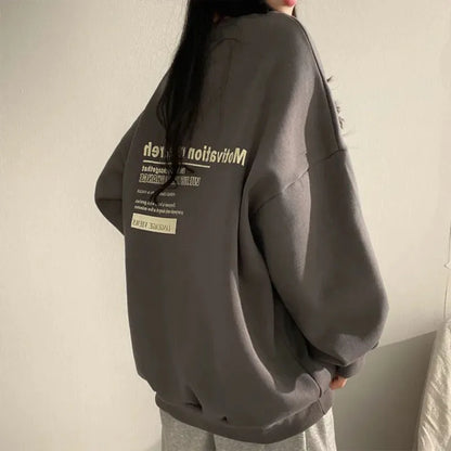 Oversized Minimalist Sweatshirt | Ernestina