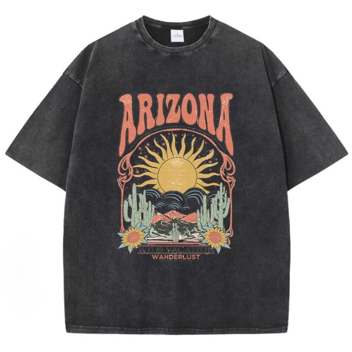 Vintage Wash Arizona Graphic T-Shirts