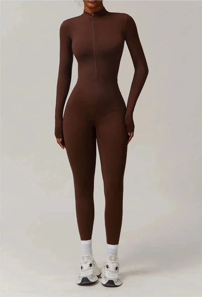 Variant image for Women Jumpsuit Black Nylon Spandex | Aurora-21