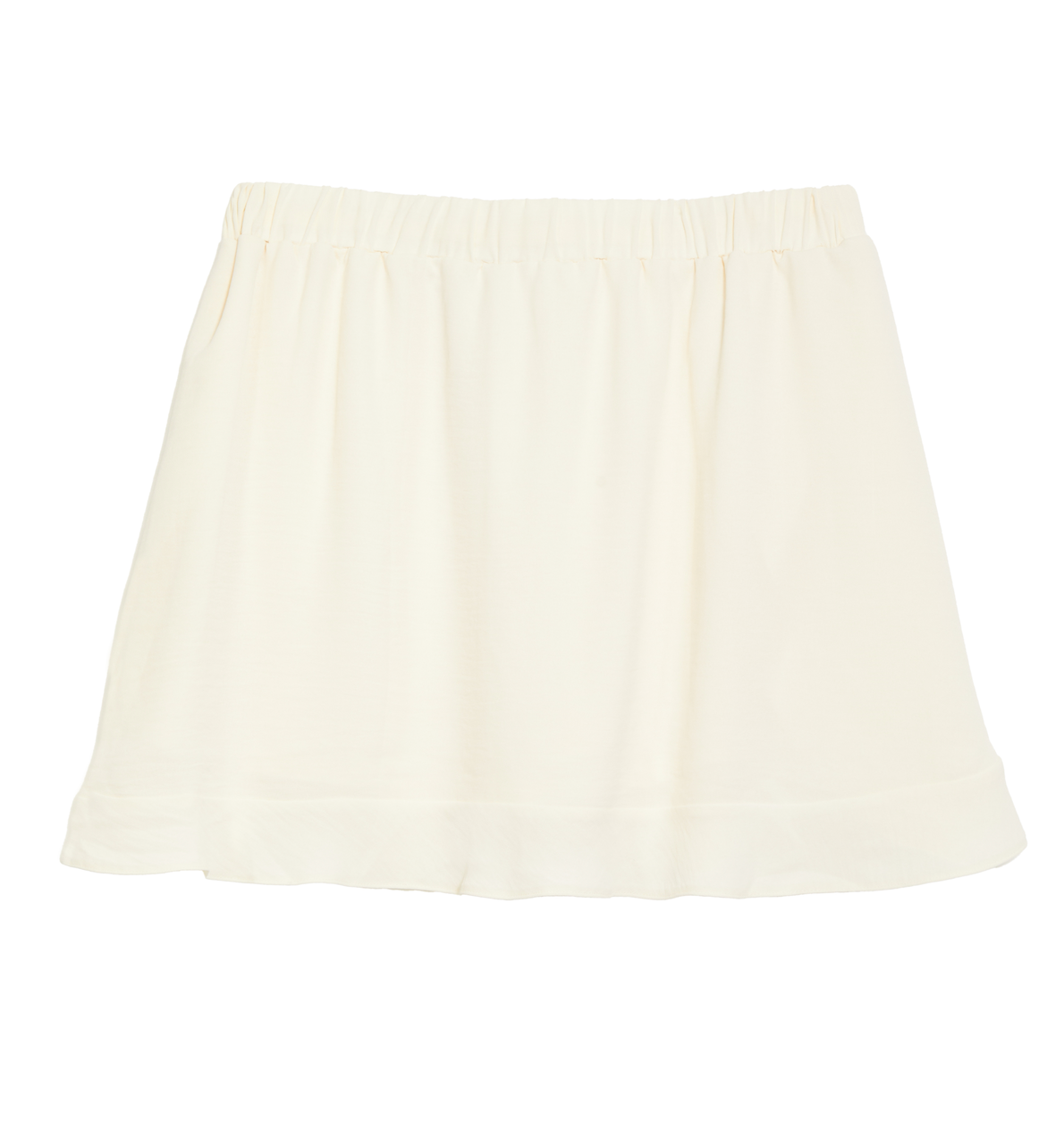 Ruffle Hem High-Waisted Shorts | Isabelle