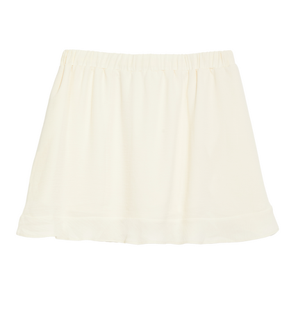 Ruffle Hem High-Waisted Shorts | Isabelle