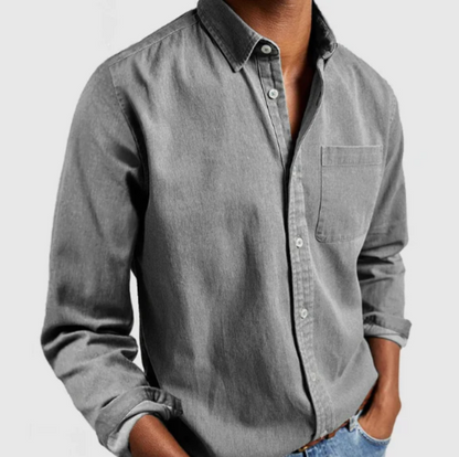 Classic Button-Up Casual Shirt | Mico
