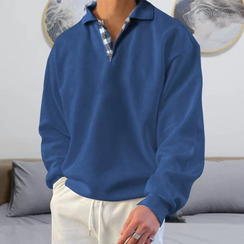Men's Polo Sweatshirt Soft Fabric | Jonas-6