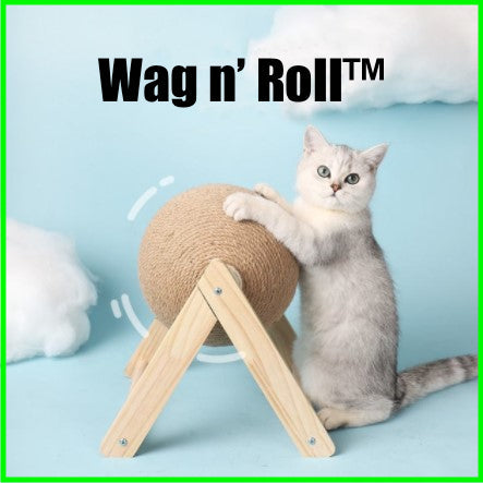 Cat Scratching Ball Toy Hemp Rope | Pawsome-3