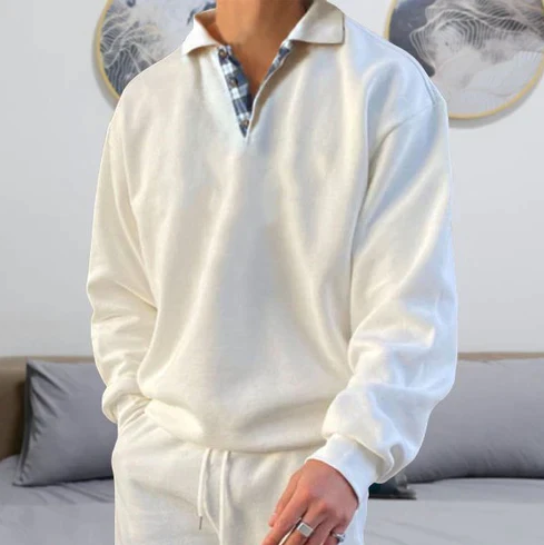 Men's Polo Sweatshirt Soft Fabric | Jonas-1