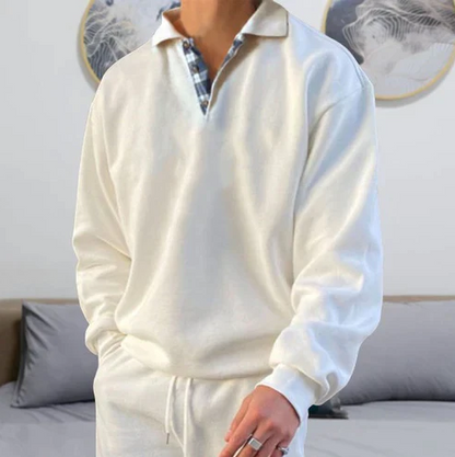 Men's Polo Sweatshirt Soft Fabric | Jonas-1