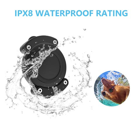 Pet AirTag Case Black Silicone | WagTag Pro-4