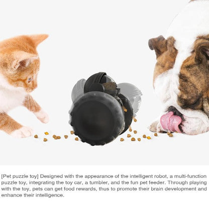 Pet Interactive Toy Slow Feeder Green Plastic | WagBot-4
