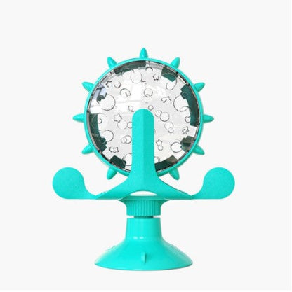 Pet Slow Feeder Toy Green Natural Plastic | WagWheel-1