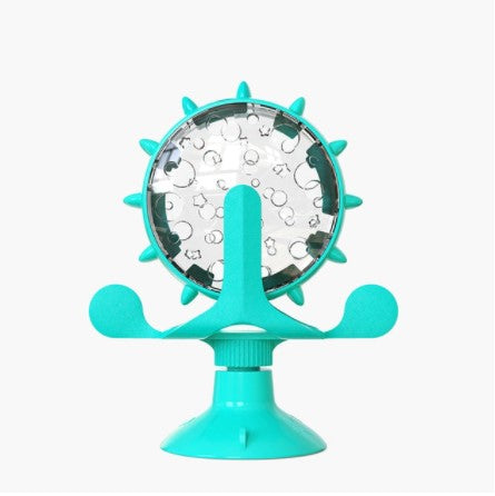 Pet Slow Feeder Toy Green Natural Plastic | WagWheel-1