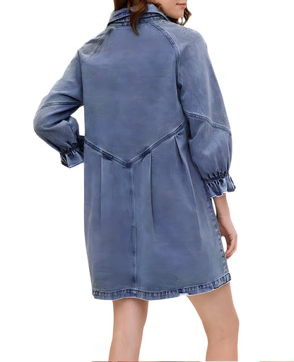 Denim Shirt Dress | Celestine