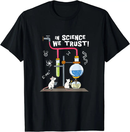 Variant image for Women Graphic T-Shirt White Cotton | Science Enthusiast-1