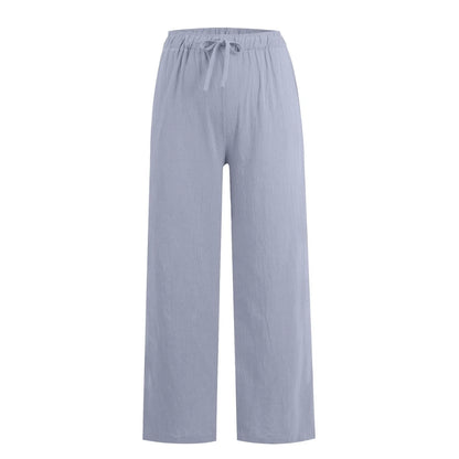 High-Waisted Wide-Leg Drawstring Pants | Nova