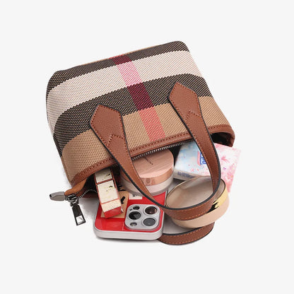 Women Classic Plaid Mini Tote Bag | Arabelle