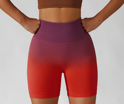 Variant image for Women Biker Shorts Gradient Nylon | Bella-7