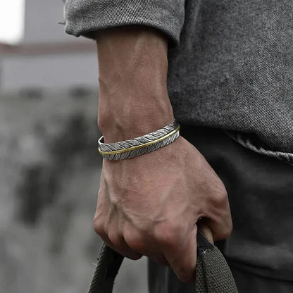 Men's Winged Cuff Bracelet | Daelen