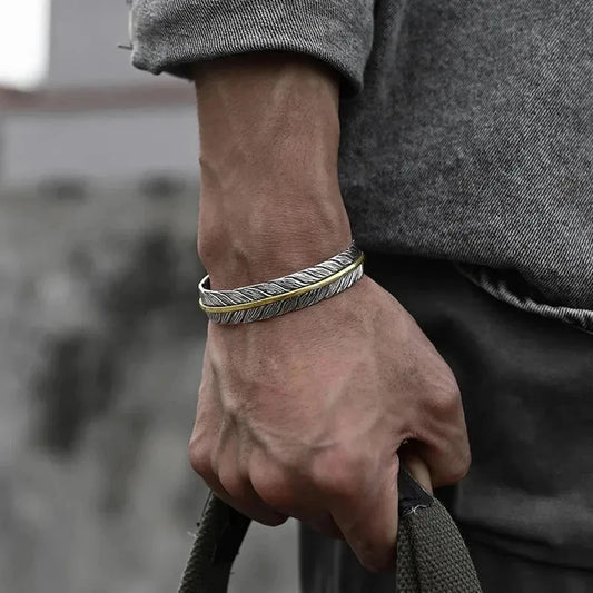 Men's Winged Cuff Bracelet | Daelen
