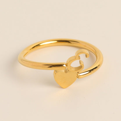 Women Heart Ring Silver | Heartfelt Charm-5