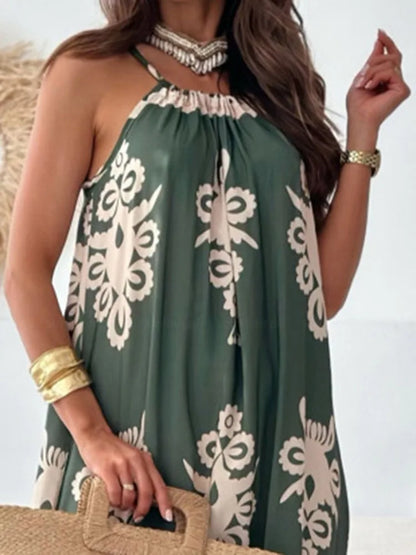 Boho Chic Print Maxi Dress | Amara