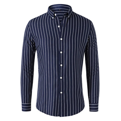 Striped Long Sleeve Shirt for Men | Ethan