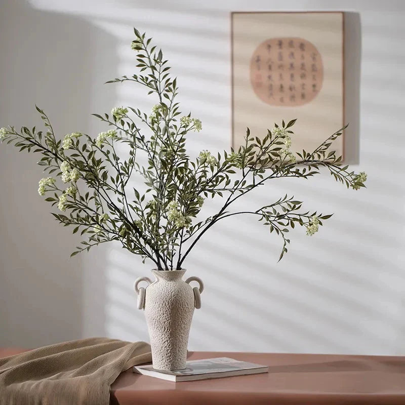 White Ceramic Vase Decorative Minimalist | Elegance 6