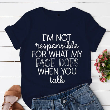 Women Graphic Tee Black Cotton | Attitude-2