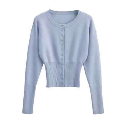 Buttoned Knit Cardigan | Flossie