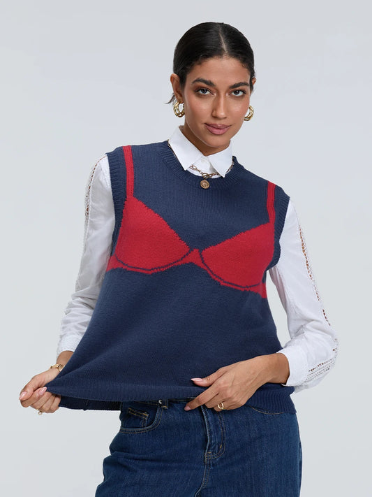 Statement Knit Vest | Jasmine