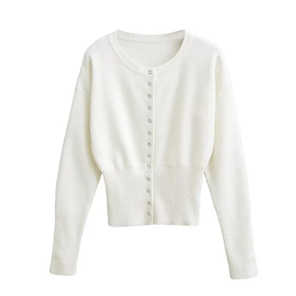 Ribbed Button-Up Cardigan | Florida