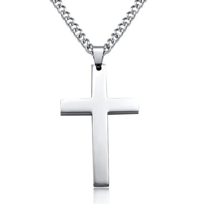 Variant image for Men's Pendant Necklace Silver Stainless Steel | Urban Style-7