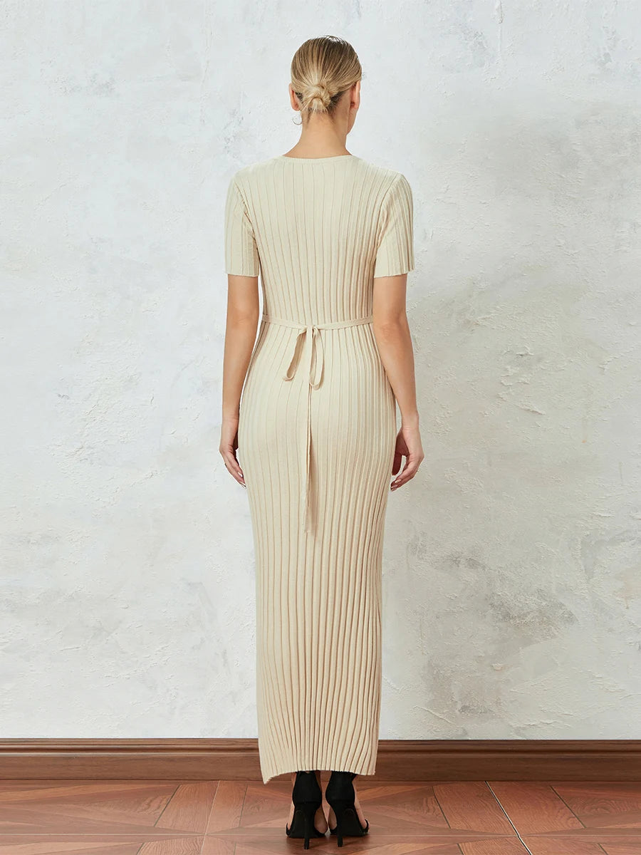 Pleated Maxi Dress | Maya